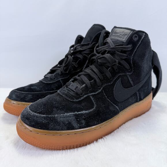 Nike Air Force 1 High \'07 LV8 Suede Black Gum Mens Size 8.5 AA1118-001 main image 6
